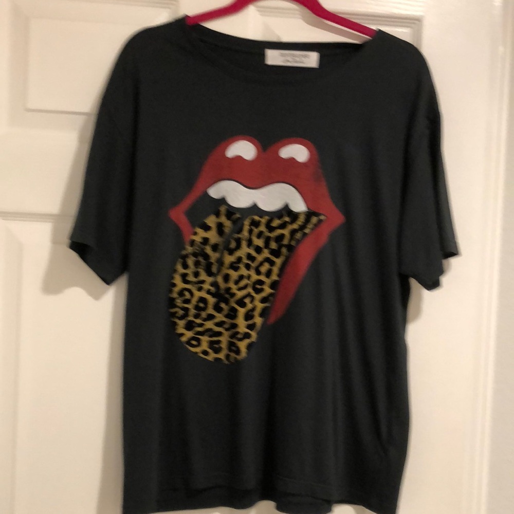 Rolling Stones Leopard Graphic Tee